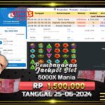 BUKTI JACKPOT SLOT 5000X MANIA TERPERCAYA DI INDONESIA TGL 25-06-2024