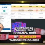 BUKTI JACKPOT SLOT SWEET BONANZA 1000 TERPERCAYA DI INDONESIA TGL 22-06-2024