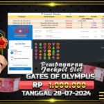 BUKTI JACKPOT SLOT GATES OF OLYMPUS TERPERCAYA DI INDONESIA TGL 28-07-2024