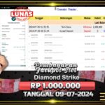 BUKTI JACKPOT SLOT DIAMOND STRIKE TERPERCAYA DI INDONESIA TGL 09-07-2024