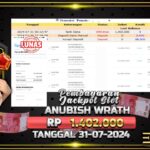 BUKTI JACKPOT SLOT ANUBIS WRATH TERPERCAYA DI INDONESIA TGL 31-07-2024