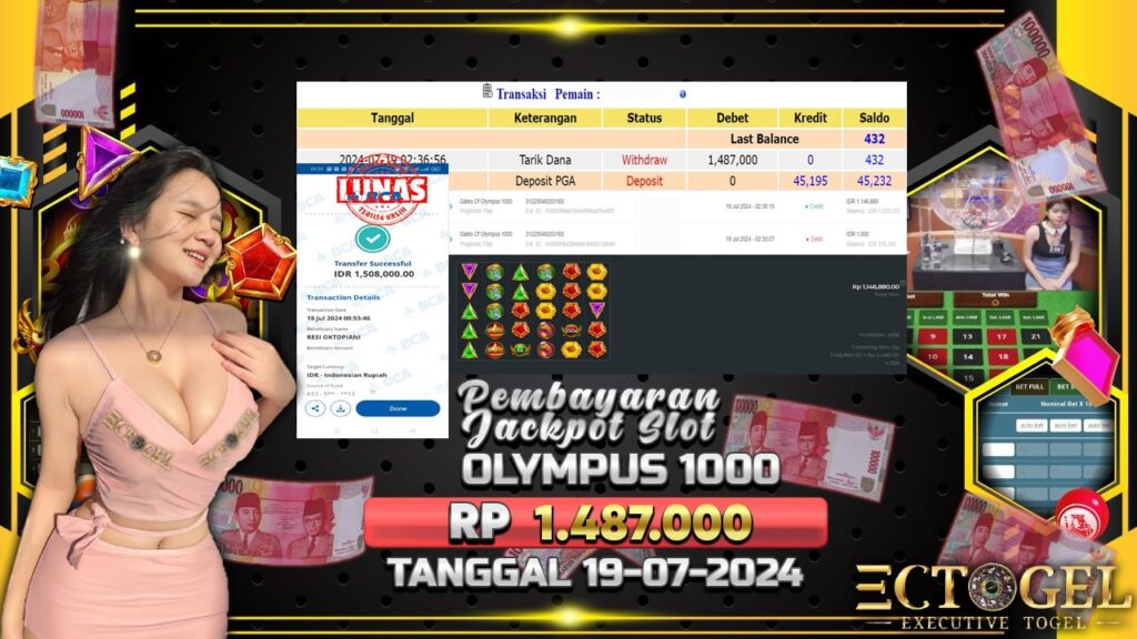 BUKTI JACKPOT SLOT SLOT GATES OF OLYMPUS 1000 TERPERCAYA DI INDONESIA TGL 19-07-2024