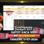 BUKTI JACKPOT SLOT GATES OF GATOT KACA 1000 TERPERCAYA DI INDONESIA TGL 11-07-2024