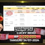 BUKTI JACKPOT SLOT LUCKY NEKO TERPERCAYA DI INDONESIA TGL 24-07-2024