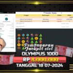 BUKTI JACKPOT SLOT GATES OF OLYMPUS 1000 TERPERCAYA DI INDONESIA TGL 18-07-2024