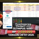 BUKTI JACKPOT SLOT GATES OF OLYMPUS 1000 TERPERCAYA DI INDONESIA TGL 28-07-2024