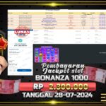 BUKTI JACKPOT SLOT SWEET BONANZA 1000 TERPERCAYA DI INDONESIA TGL 28-07-2024