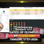 BUKTI JACKPOT SLOT GATES OF OLYMPUS TERPERCAYA DI INDONESIA TGL 17-07-2024