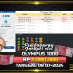 BUKTI JACKPOT SLOT GATES OF OLYMPUS 1000 TERPERCAYA DI INDONESIA TGL 09-07-2024