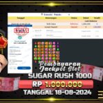 BUKTI JACKPOT SLOT SUGAR RUSH 1000 TERPERCAYA DI INDONESIA TGL 18-08-2024