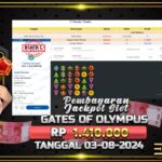 BUKTI JACKPOT SLOT GATES OF OLYMPUS TERPERCAYA DI INDONESIA TGL 03-08-2024