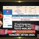 BUKTI JACKPOT TOGEL TOTO MACAU TERPERCAYA DI INDONESIA TGL 26-08-2024