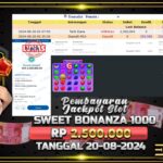 BUKTI JACKPOT SLOT SWEET BONANZA 1000 TERPERCAYA DI INDONESIA TGL 20-08-2024