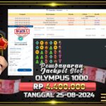 BUKTI JACKPOT SLOT GATES OF OLYMPUS 1000 TERPERCAYA DI INDONESIA TGL 25-08-2024