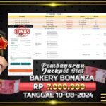 BUKTI JACKPOT SLOT BAKERY BONANZA TERPERCAYA DI INDONESIA TGL 10-08-2024