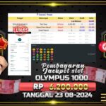 BUKTI JACKPOT SLOT GATES OF OLYMPUS 1000 TERPERCAYA DI INDONESIA TGL 23-08-2024